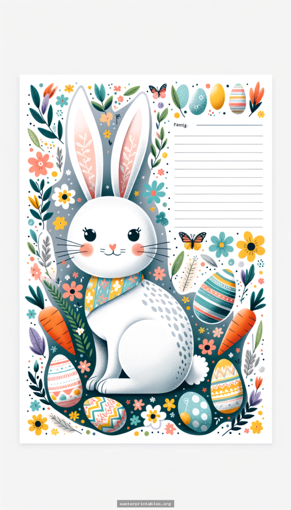 Discover Our Fun and Engaging Easter Bunny Coloring Pages