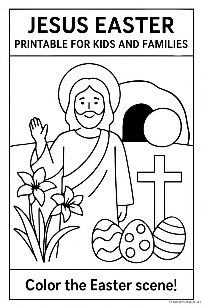 Jesus Easter Printable